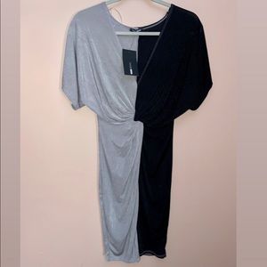 Cute Gray/Black Womans Dress